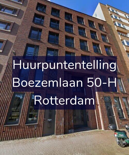 Foto gevel Huurpuntentelling voor Boezemlaan 50-H, Rotterdam