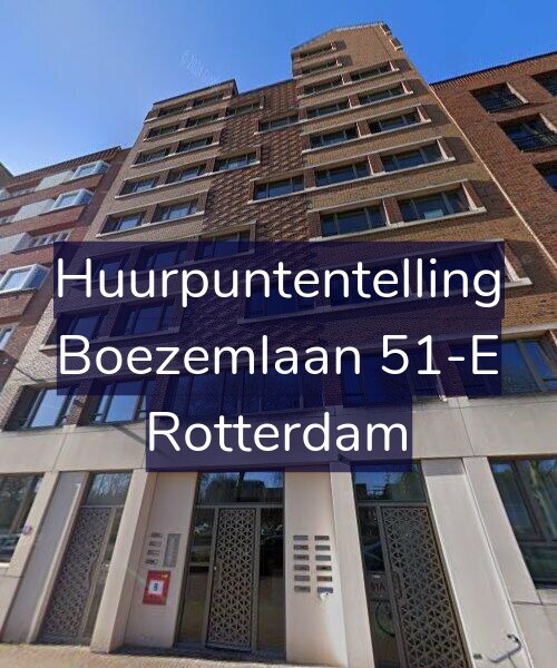 Foto gevel Huurpuntentelling voor Boezemlaan 51-E, Rotterdam