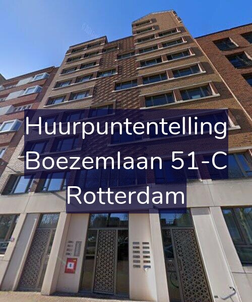 Foto gevel Huurpuntentelling voor Boezemlaan 51-C, Rotterdam