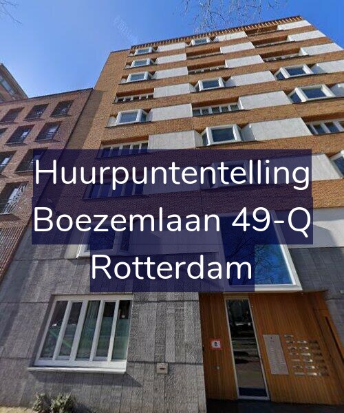 Foto gevel Huurpuntentelling voor Boezemlaan 49-Q, Rotterdam