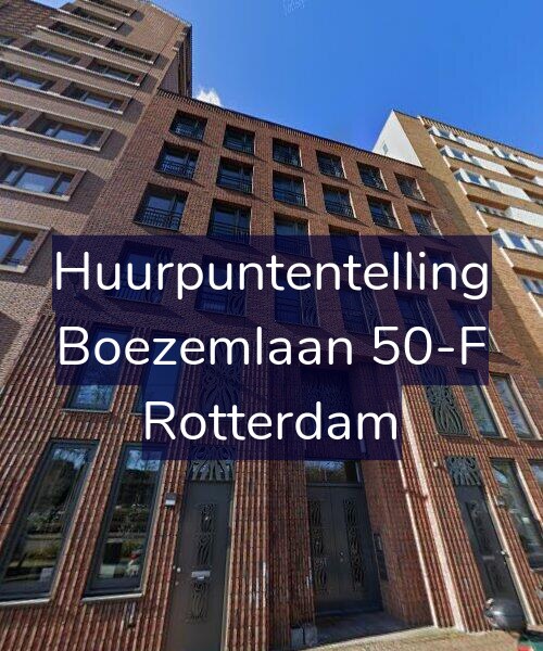 Foto gevel Huurpuntentelling voor Boezemlaan 50-F, Rotterdam