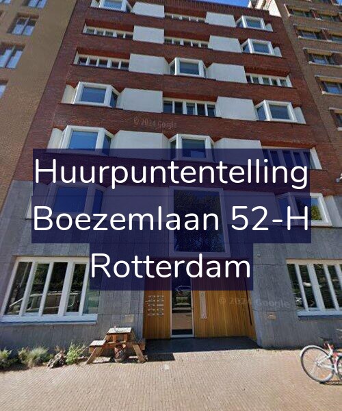 Foto gevel Huurpuntentelling voor Boezemlaan 52-H, Rotterdam