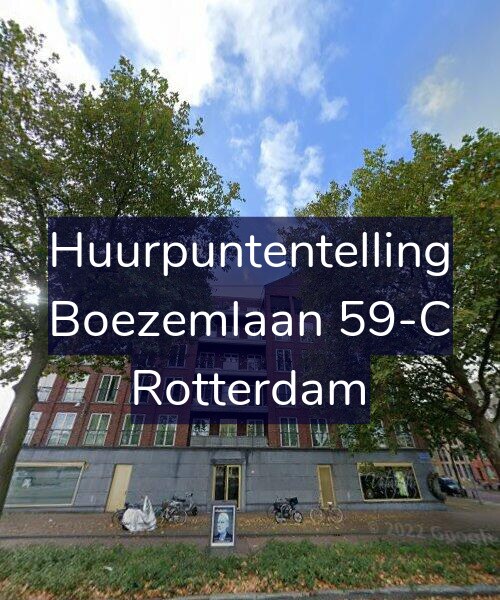Foto gevel Huurpuntentelling voor Boezemlaan 59-C, Rotterdam