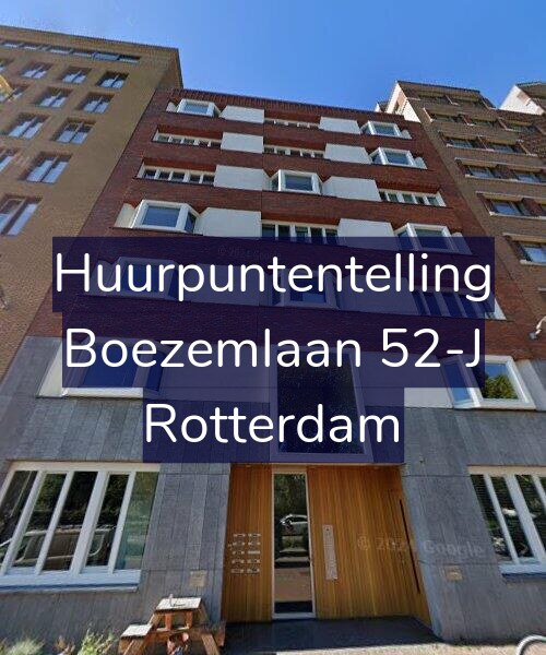 Foto gevel Huurpuntentelling voor Boezemlaan 52-J, Rotterdam