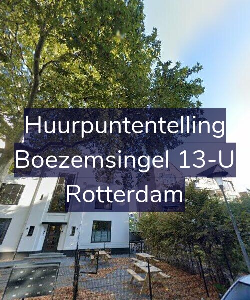 Foto gevel Huurpuntentelling voor Boezemsingel 13-U, Rotterdam