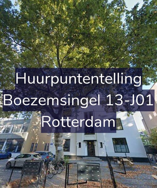 Foto gevel Huurpuntentelling voor Boezemsingel 13-J01, Rotterdam