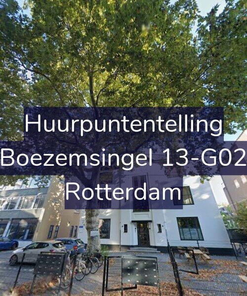 Foto gevel Huurpuntentelling voor Boezemsingel 13-G02, Rotterdam