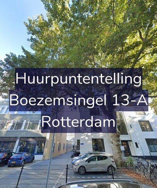 Foto gevel Huurpuntentelling voor Boezemsingel 13-A, Rotterdam