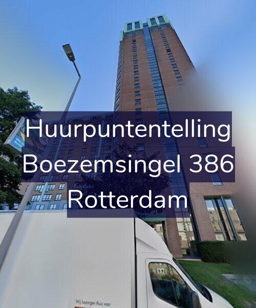 Foto gevel Huurpuntentelling voor Boezemsingel 386, Rotterdam