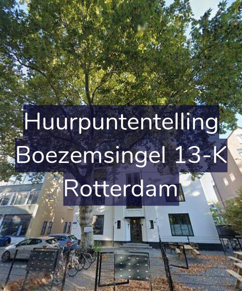 Foto gevel Huurpuntentelling voor Boezemsingel 13-K, Rotterdam