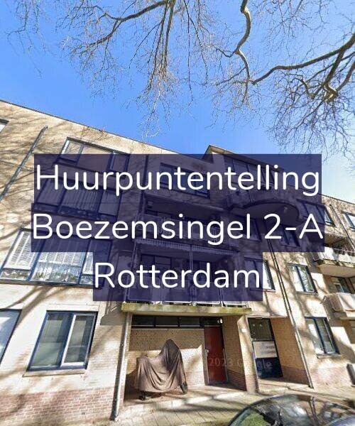 Foto gevel Huurpuntentelling voor Boezemsingel 2-A, Rotterdam