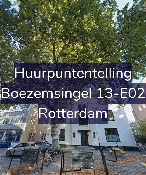 Foto gevel Huurpuntentelling voor Boezemsingel 13-E02, Rotterdam