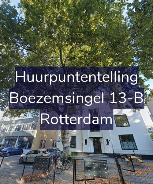 Foto gevel Huurpuntentelling voor Boezemsingel 13-B, Rotterdam