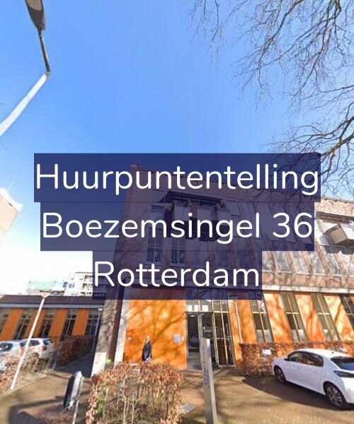 Foto gevel Huurpuntentelling voor Boezemsingel 36, Rotterdam