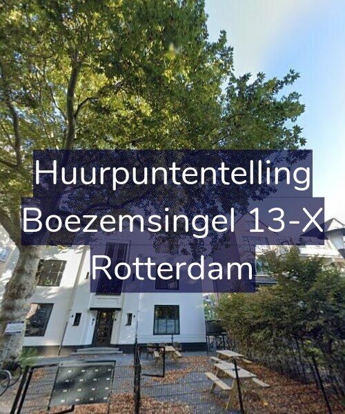 Foto gevel Huurpuntentelling voor Boezemsingel 13-X, Rotterdam