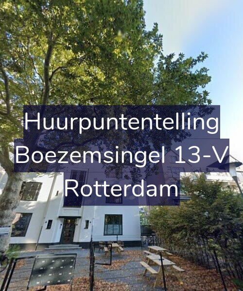Foto gevel Huurpuntentelling voor Boezemsingel 13-V, Rotterdam