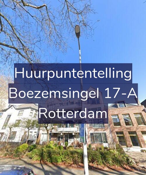 Foto gevel Huurpuntentelling voor Boezemsingel 17-A, Rotterdam