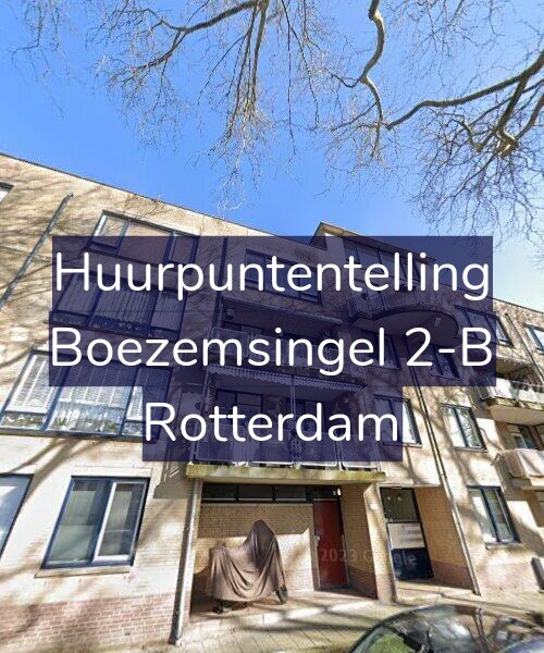 Foto gevel Huurpuntentelling voor Boezemsingel 2-B, Rotterdam