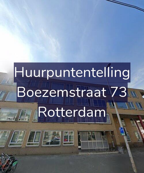 Foto gevel Huurpuntentelling voor Boezemstraat 73, Rotterdam