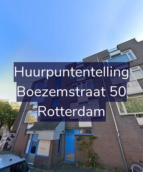 Foto gevel Huurpuntentelling voor Boezemstraat 50, Rotterdam