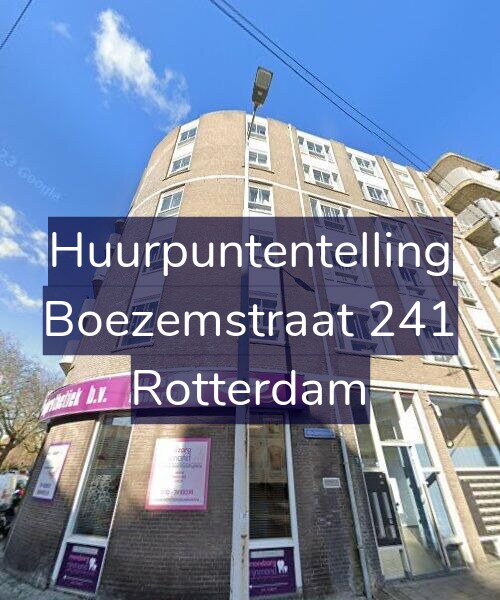 Foto gevel Huurpuntentelling voor Boezemstraat 241, Rotterdam