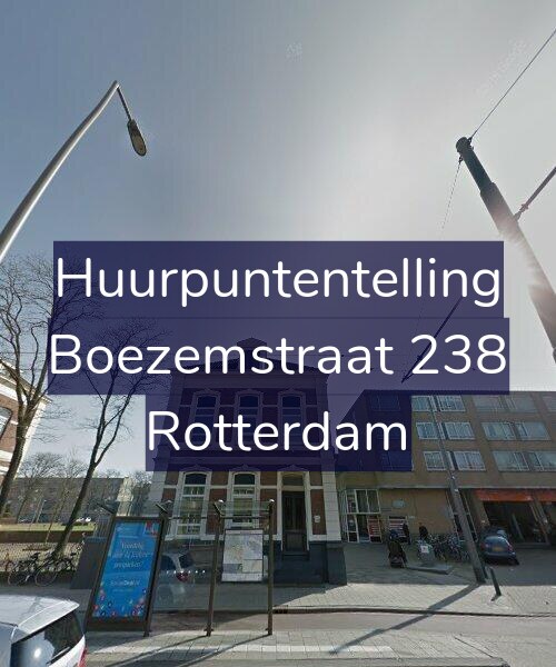 Foto gevel Huurpuntentelling voor Boezemstraat 238, Rotterdam