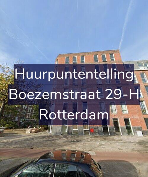 Foto gevel Huurpuntentelling voor Boezemstraat 29-H, Rotterdam