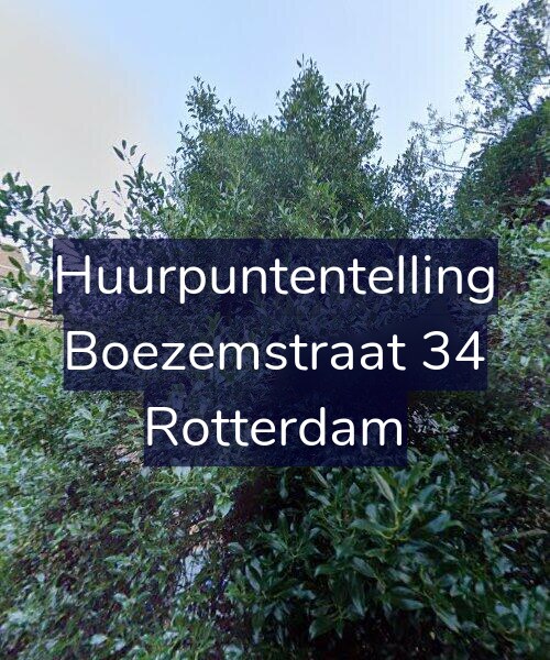 Foto gevel Huurpuntentelling voor Boezemstraat 34, Rotterdam