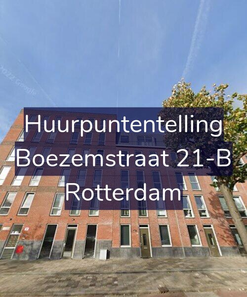 Foto gevel Huurpuntentelling voor Boezemstraat 21-B, Rotterdam