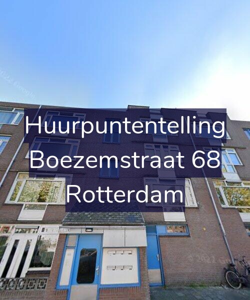 Foto gevel Huurpuntentelling voor Boezemstraat 68, Rotterdam