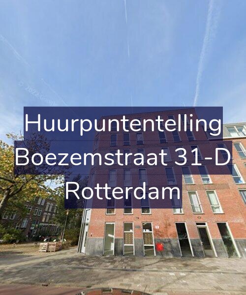 Foto gevel Huurpuntentelling voor Boezemstraat 31-D, Rotterdam