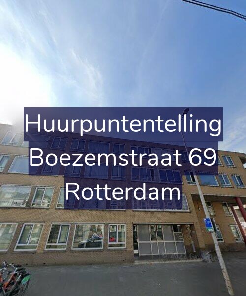 Foto gevel Huurpuntentelling voor Boezemstraat 69, Rotterdam