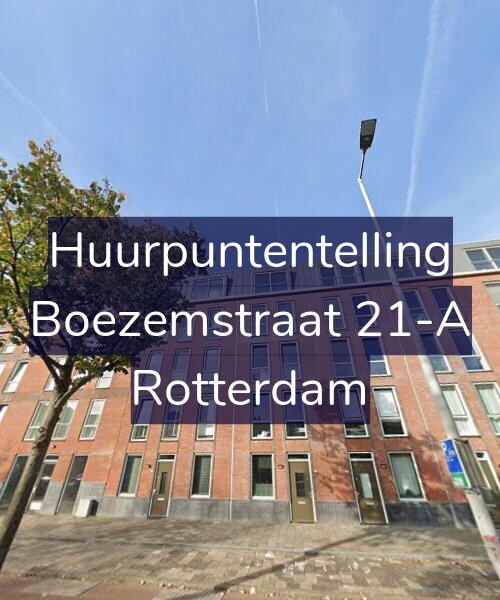 Foto gevel Huurpuntentelling voor Boezemstraat 21-A, Rotterdam