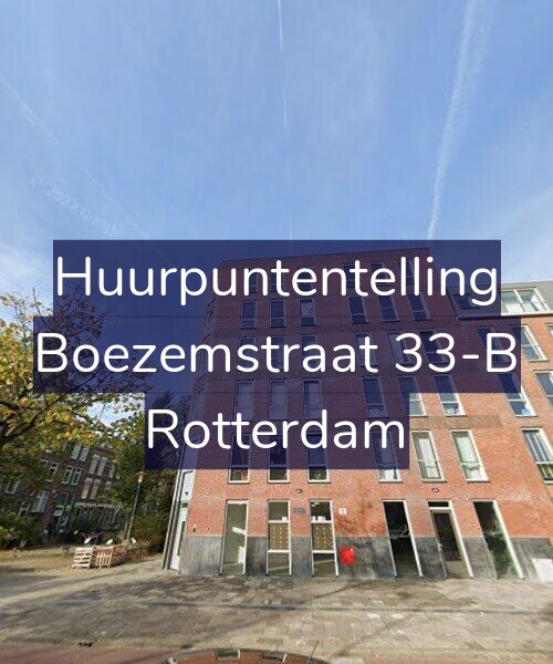 Foto gevel Huurpuntentelling voor Boezemstraat 33-B, Rotterdam