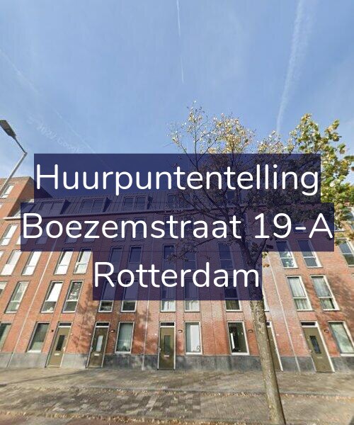 Foto gevel Huurpuntentelling voor Boezemstraat 19-A, Rotterdam