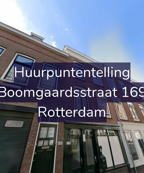 Foto gevel Huurpuntentelling voor Boomgaardsstraat 169, Rotterdam