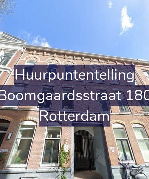 Foto gevel Huurpuntentelling voor Boomgaardsstraat 180, Rotterdam