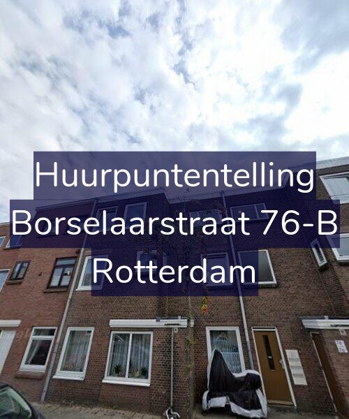 Foto gevel Huurpuntentelling voor Borselaarstraat 76-B, Rotterdam