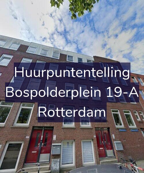 Foto gevel Huurpuntentelling voor Bospolderplein 19-A, Rotterdam