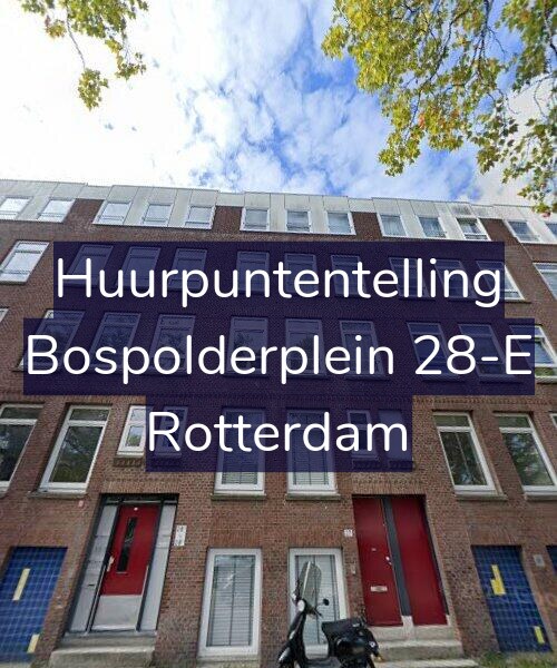 Foto gevel Huurpuntentelling voor Bospolderplein 28-E, Rotterdam