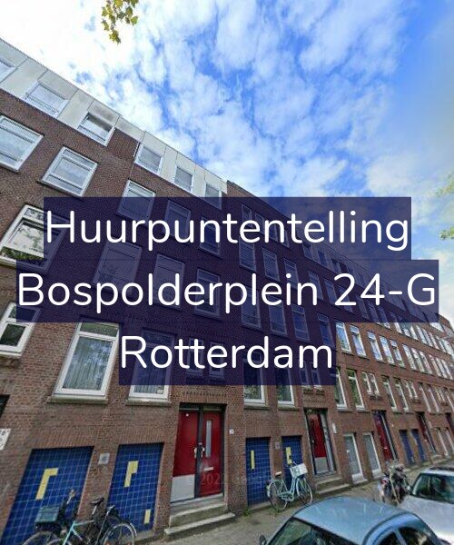 Foto gevel Huurpuntentelling voor Bospolderplein 24-G, Rotterdam