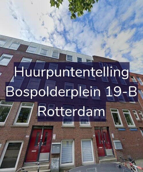 Foto gevel Huurpuntentelling voor Bospolderplein 19-B, Rotterdam