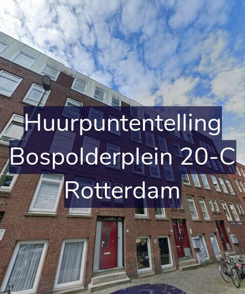 Foto gevel Huurpuntentelling voor Bospolderplein 20-C, Rotterdam