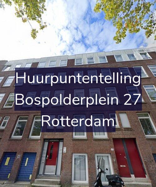 Foto gevel Huurpuntentelling voor Bospolderplein 27, Rotterdam