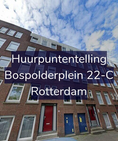 Foto gevel Huurpuntentelling voor Bospolderplein 22-C, Rotterdam
