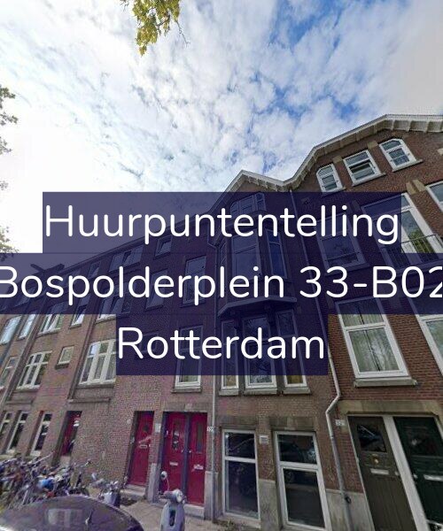 Foto gevel Huurpuntentelling voor Bospolderplein 33-B02, Rotterdam