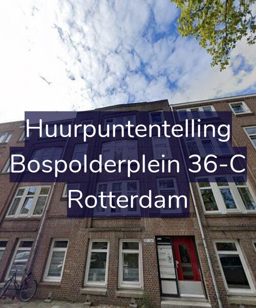 Foto gevel Huurpuntentelling voor Bospolderplein 36-C, Rotterdam