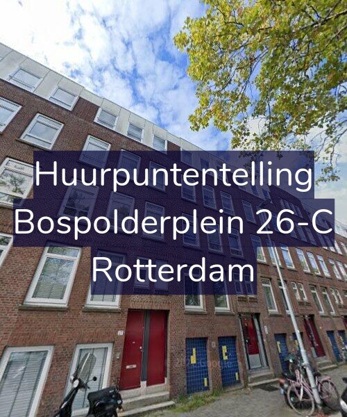 Foto gevel Huurpuntentelling voor Bospolderplein 26-C, Rotterdam