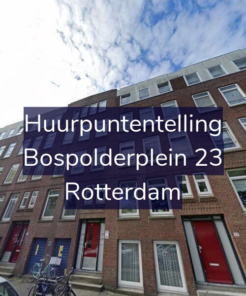 Foto gevel Huurpuntentelling voor Bospolderplein 23, Rotterdam