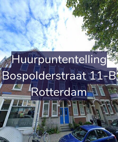 Foto gevel Huurpuntentelling voor Bospolderstraat 11-B, Rotterdam